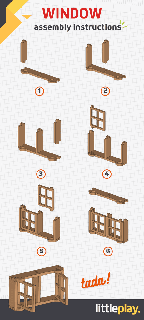 DIY Miniature Window Assembly Instructions