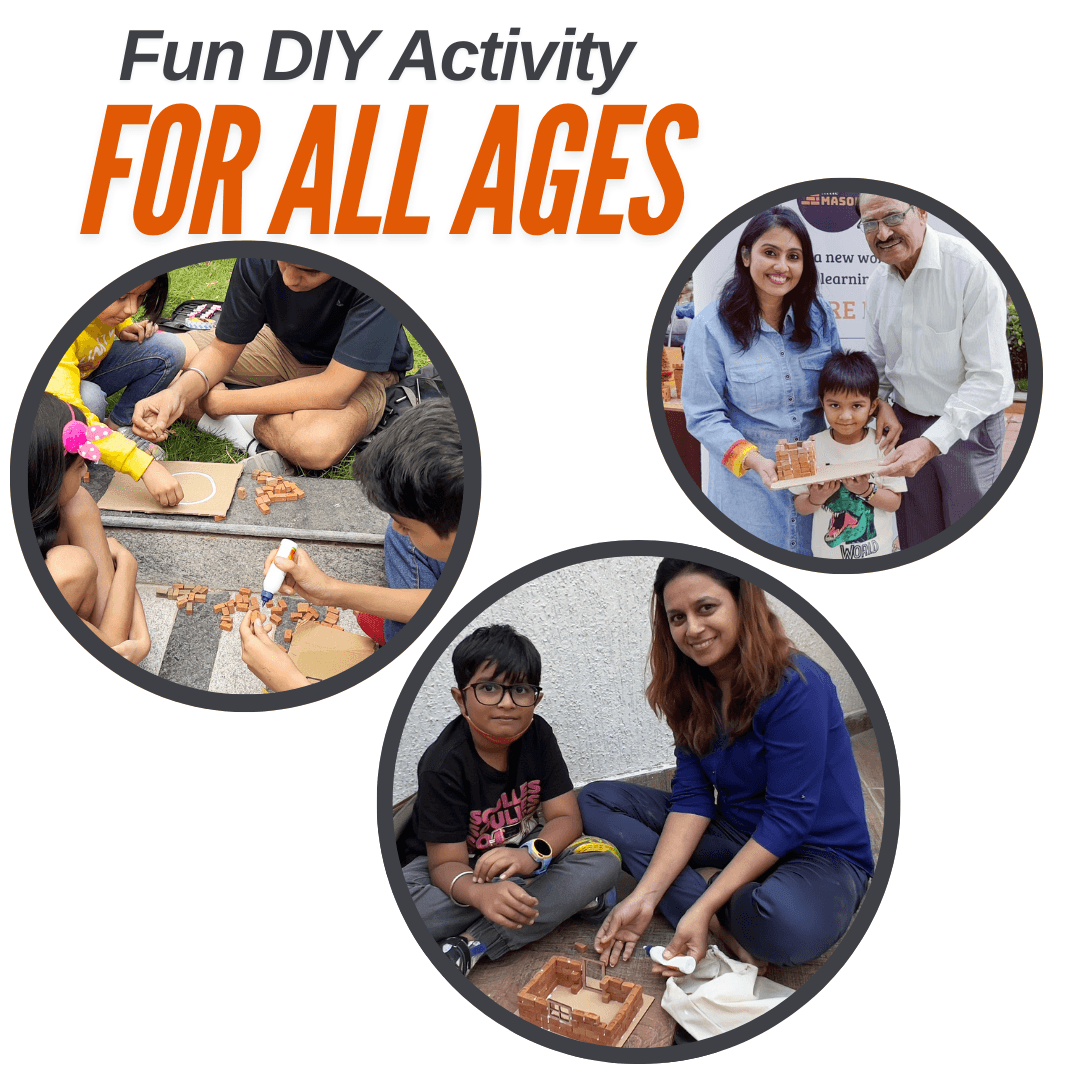 DIY Build a Cottage Kit - 150 Miniature Bricks, Wooden Door & Window - Image 10