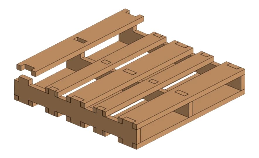 Step 6: Fit the top boards across the top rails.