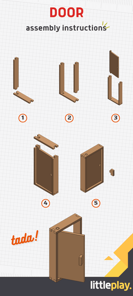 DIY Miniature Door Assembly Instructions