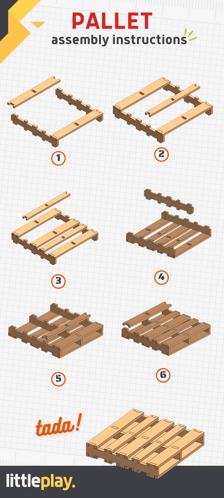 DIY Miniature Pallet Assembly Instructions