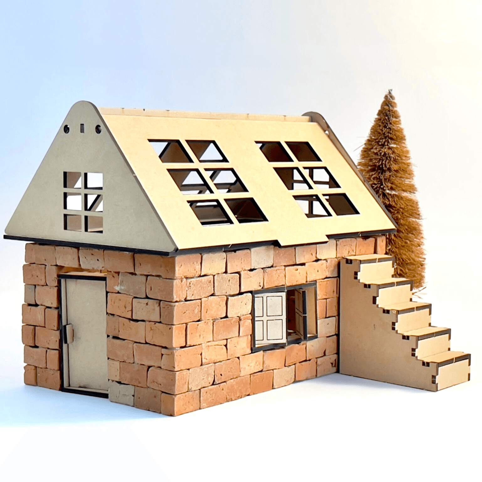 DIY Roof for Miniature Brick House - Image 4