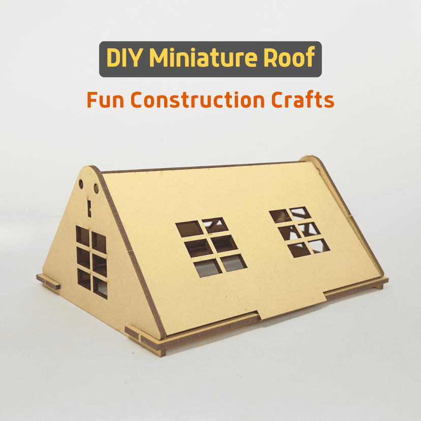 DIY Roof for Miniature Brick House