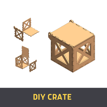 DIY Wooden Crate for Kids and Hobbyists